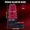 Männlicher Oktopus Penis Sleeve Hohl Tragen Weicher Schwanz Sleeve Ejakulation Bondage Schwanz Penisverlängerer/Vergrößerung Sexspielzeug Für Mann Schwul