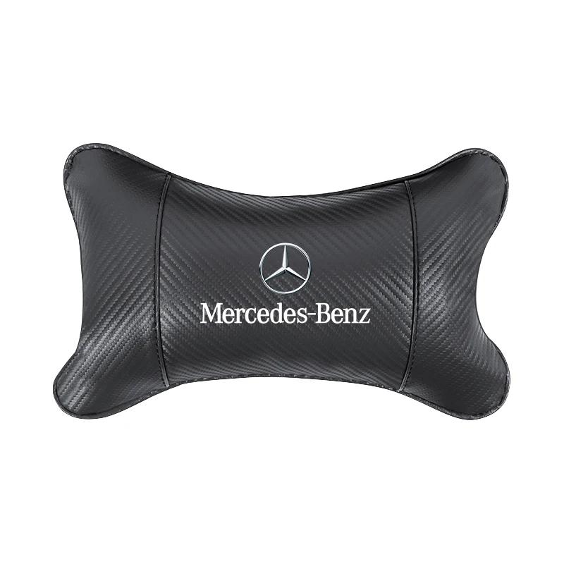 

GLC GLB 1 шт. Автомобильный подголовник Подушка для шеи на сиденье Защитные аксессуары для Mercedes Benz AMG W177 W176 X166 X167 C257 C218 X253 C118
