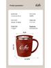 304 Stainless Steel Insulated Coffee Mug with Lid and Anti-Scald Handle - Stylish Office Cup
