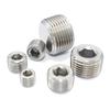 Plastic Mold Stainless Steel Tapered Throat Hex Socket Screw Plug