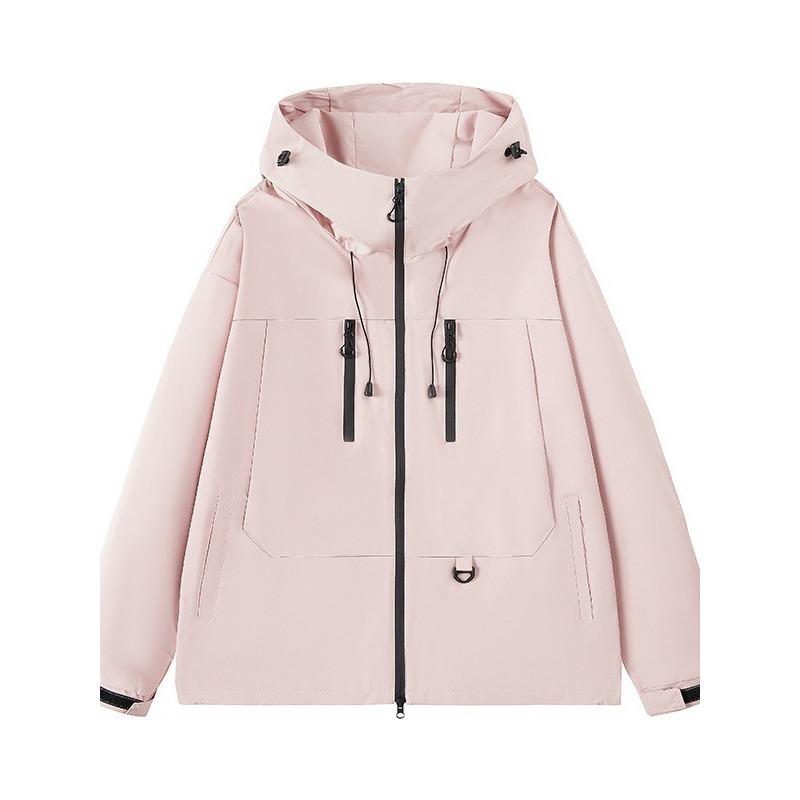 Couple Outdoor Mountain Single-pull Jacket Spring and Autumn New Thin American Functional Waterproof Outdoor Top