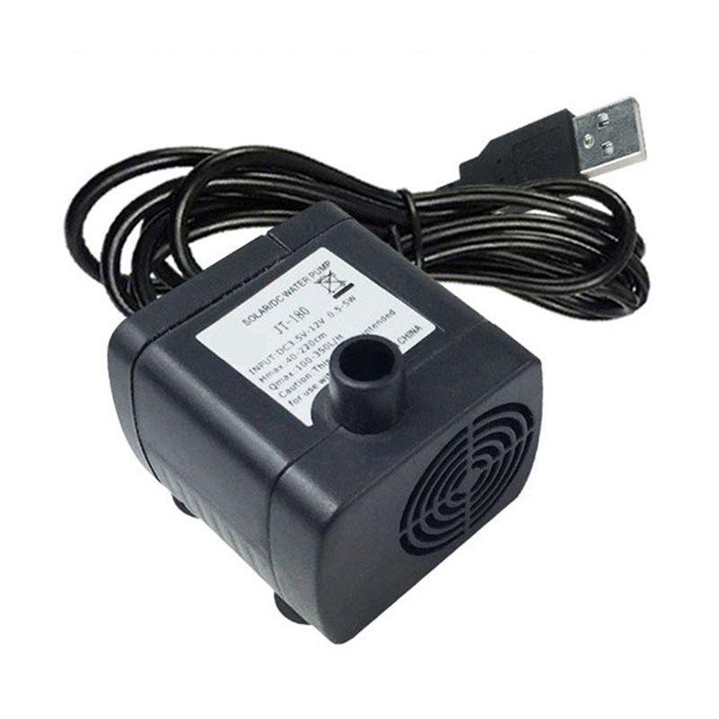 A03F-JT-180 DC 5V Für Solarbrunnen Fischbecken Mini DC Bürstenlose Tauchpumpe 190L/H Leise Wasserzirkulationspumpe