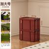 Outdoor camping industrial wind storage box military green household plastic storage box car trunk turnover storage box