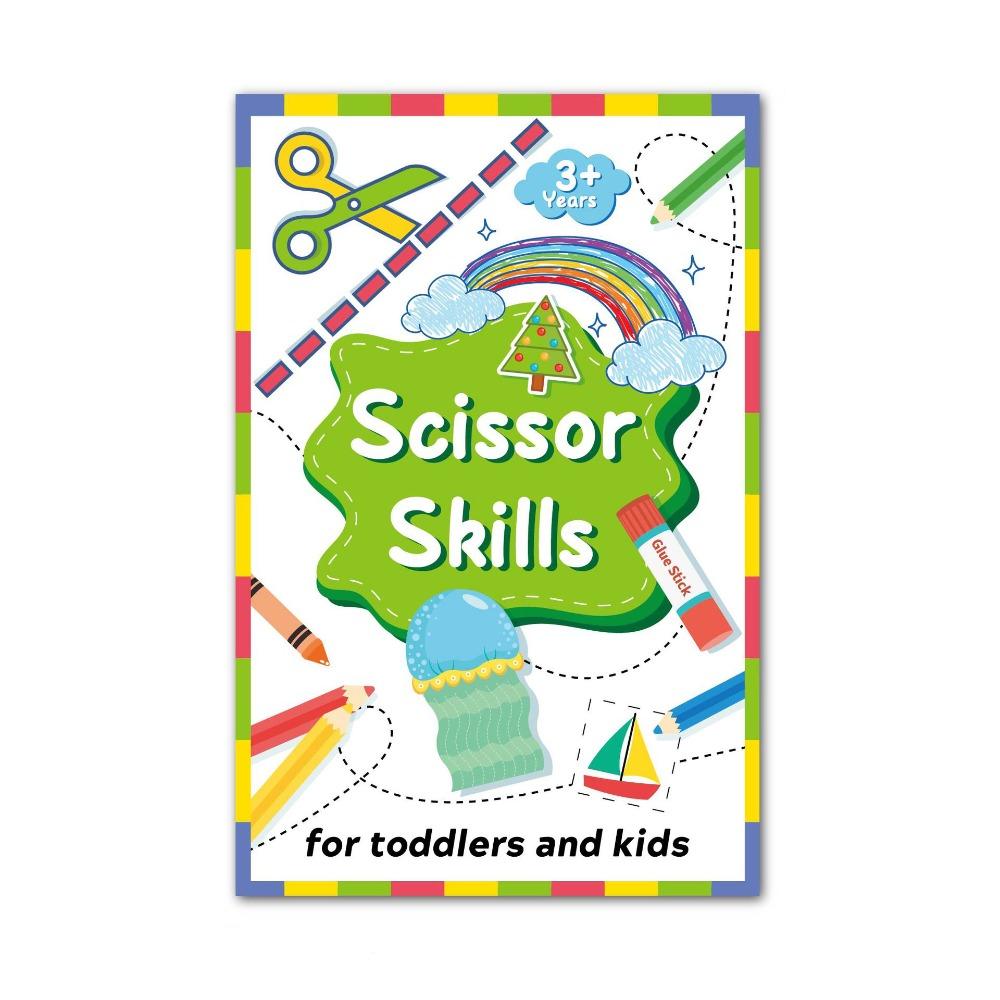 Paper Children's Paper-cut Book Montessori Children Handmade Paper Toy  Kids Toddlers Children