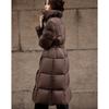Demana Women's Large Lapel 90% Duck Down Puffer Jacket