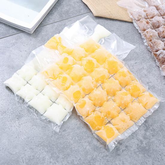 20Pcs Disposable Ice Bags Self-sealing Easy To Release Leak-proof BPA-Free Ice Making Ice Cube Mold Trays Kitchen Supplies