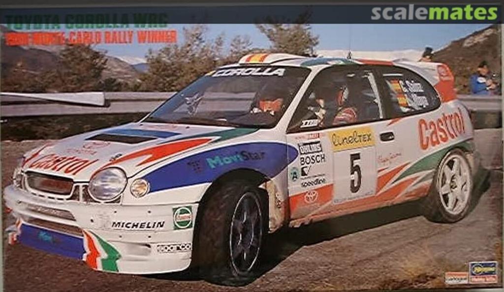 Hasegawa Toyota Corolla WRC 1998 Monte Carlo Rally 1/24 #CR24