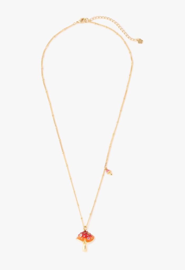 Anna Sui Mushroom Motif Necklace SAMN198855XR