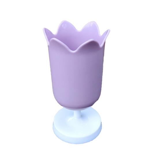 Tulip Pen Holder Cute Desktop Organizer for Girls Students Multi-Function Pencil Cup Desk Decor for Home School Office
