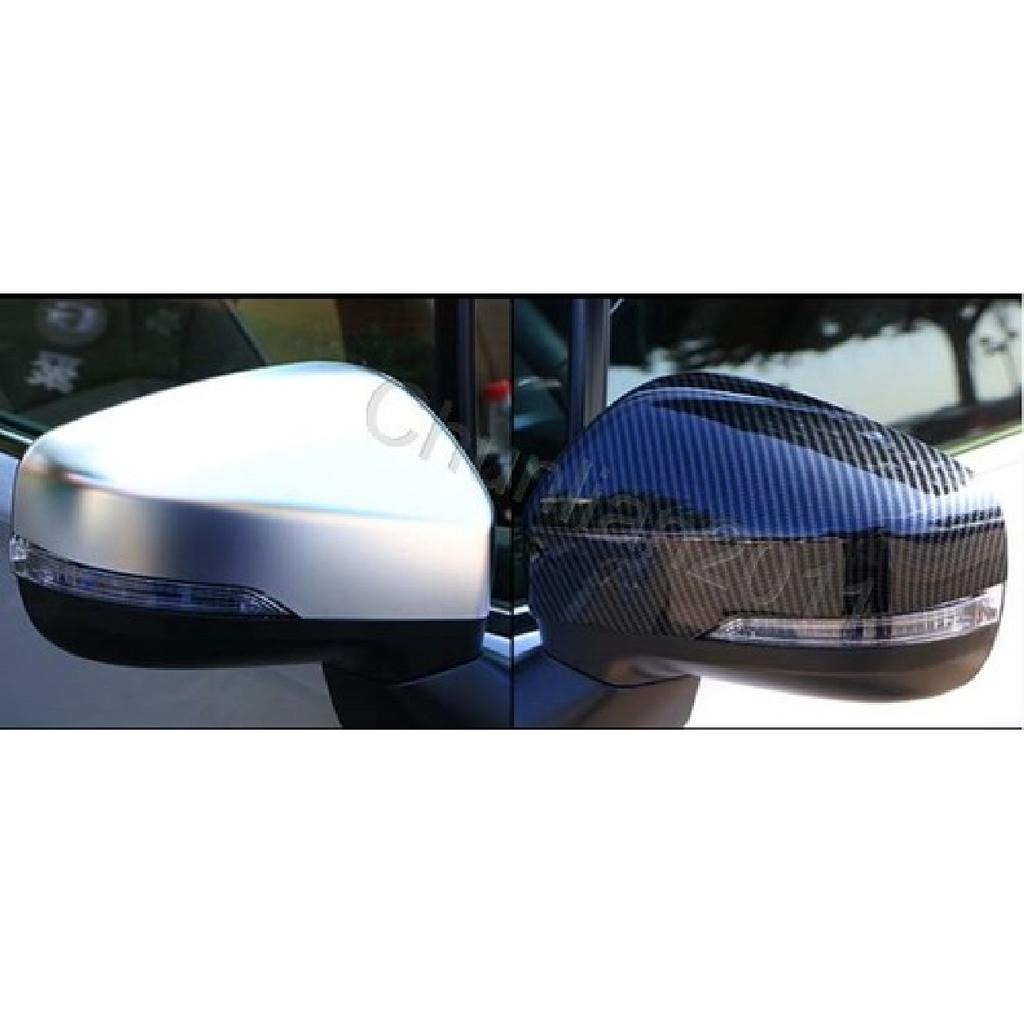 ABS Side Mirror Cover Trim For - Subaru Forester Carbon Fiber 2 PCS