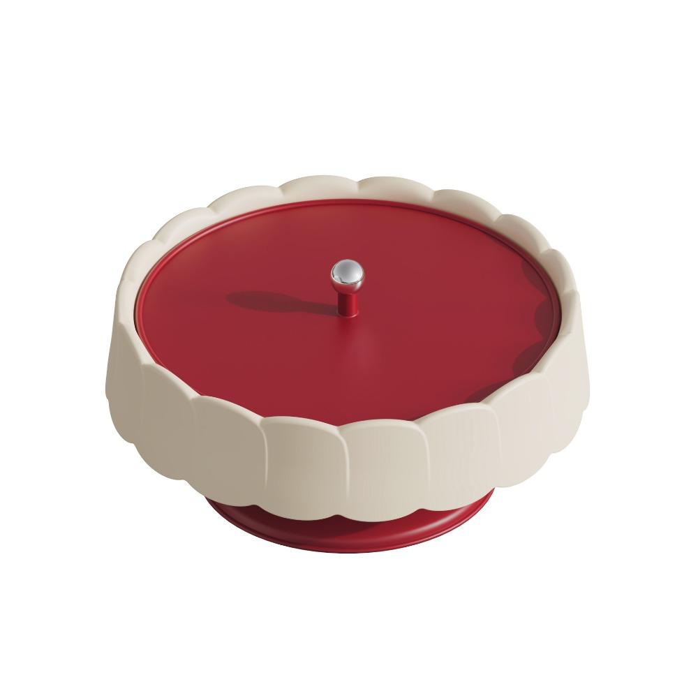 

Red New Year Snack Storage Box with Lid Candy Box Snack Serving Tray Chinese New Year