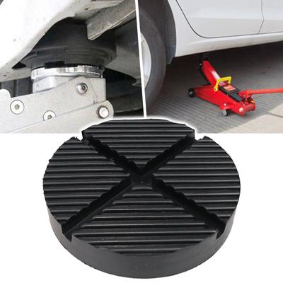 Floor Slotted Car Rubber Jack Pad Frame Protector Guard Adapter Jacking Disk Pad Tool For Pinch Weld Side Lifting Disk