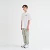 CODE I'M Lab Logo Print Oversized Short Sleeve T-Shirt White
