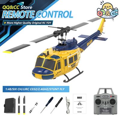 JJRC C032 Letadlo na dálkové ovládání 1/48 6CH Analogové Křidélka Zpětný Aerobatický Vrtulník Elektrické 2.4G Dálkové Ovládání Letadlo Hračky