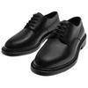 Zara Leather Derby Shoes Black Men 12403420