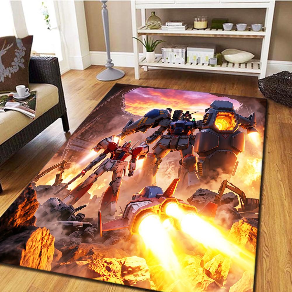 

Mobile Suit Gundam Home Decor Carpet, Bedroom Floor Rug, Digital Printing Movie Mat, Large Size Play Mat -HYQ31 60x90cm