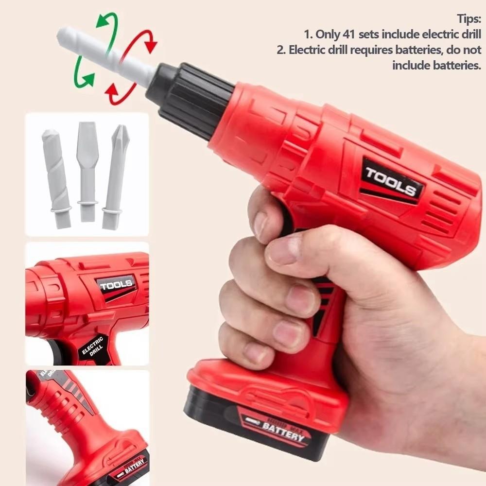 With Screwdrivers Pretend Play Tool Kit Simulation Engineering Toy Tool Box  For Toddler
