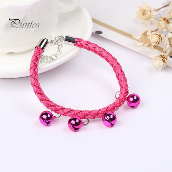 Pet Collar with Crisp Sound Bell Adjustable Chain Necklace Cat Dogs Comfortable To Wear Collar Pet