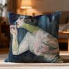 Fashion F-Ffrantisek Kupkaed Cushion Cover Soft Washable Pillow Case Multi-Scene for Couch Bed Travel Office Use