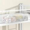 Bedside Hanging Storage Basket, Dorm Bunk Bed Organizer, NoDrill Holder, MultiScene Use 33x12x10cm
