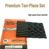 High-Speed Steel HSS Straight Shank Twist Drill Bit Set 0.5-20mm