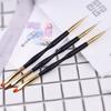 3pcs/Set Nail Art Line Painting Pen 3D Tips Acrylic UV Gel Brushes Drawing Colorful Line Grid Design Nail Manicure Tools