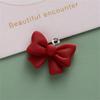 Z84 10pcs Cute Bowknot Resin Pendant Macaron Butterfly Knot Charms For Jewelry Making Accessories DIY Earrings Necklace Keychain