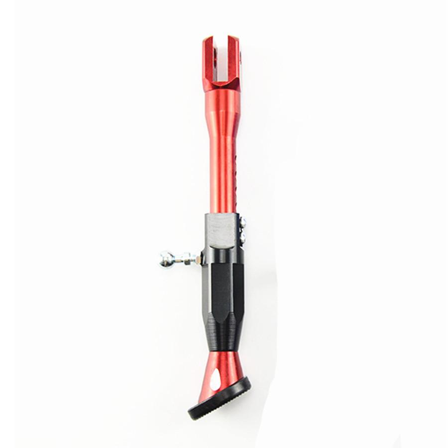 Universal Motorcycle Parts Adjustable Height 21-25CM Kickstands Motor Scooter Modified Foot Bracket CNC Aluminum Alloy Side Stands