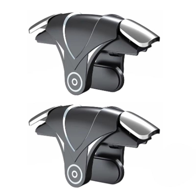 

Підсилювач мобільного ігрового контролера ABS-металу, зручний для ігрового телефону товщиною 14 мм, покращена точність стрільби 1