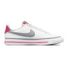 Nike Court Legacy GS White Pink Prime Light Smoke Grey Kids Sneakers Kumquat DA5380-111