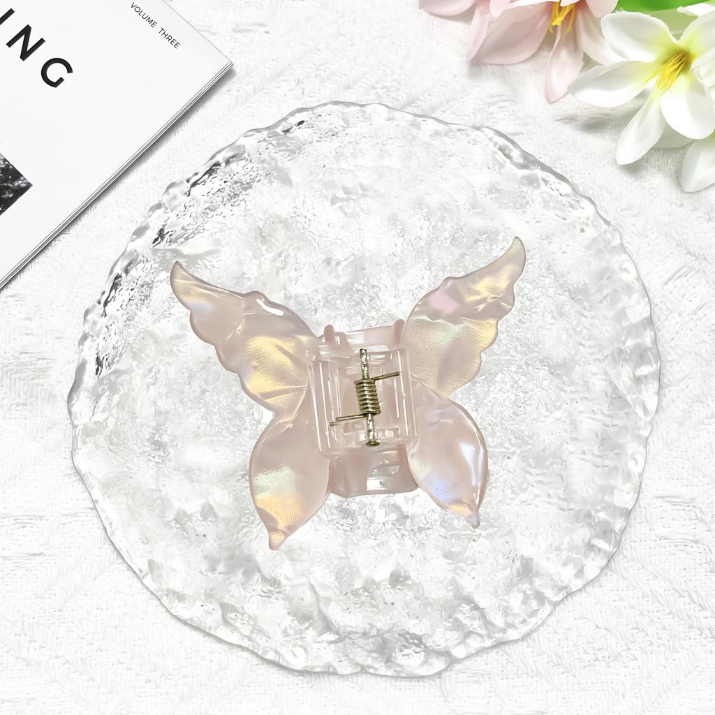 Super Fairy New Color Imitation Acetic Acid Butterfly Cute Hair Claw Shark Clip Sweet Back Head Gentle Ponytail Clip