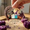 Emotional Connection Gift Sea Glass Heart Shape Friendship Hanging Ornament, Coastal Beach Themed Home Decor Theme Decoration for Weddings Birthdays