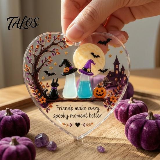 Emotional Connection Gift Sea Glass Heart Shape Friendship Hanging Ornament, Coastal Beach Themed Home Decor Theme Decoration for Weddings Birthdays