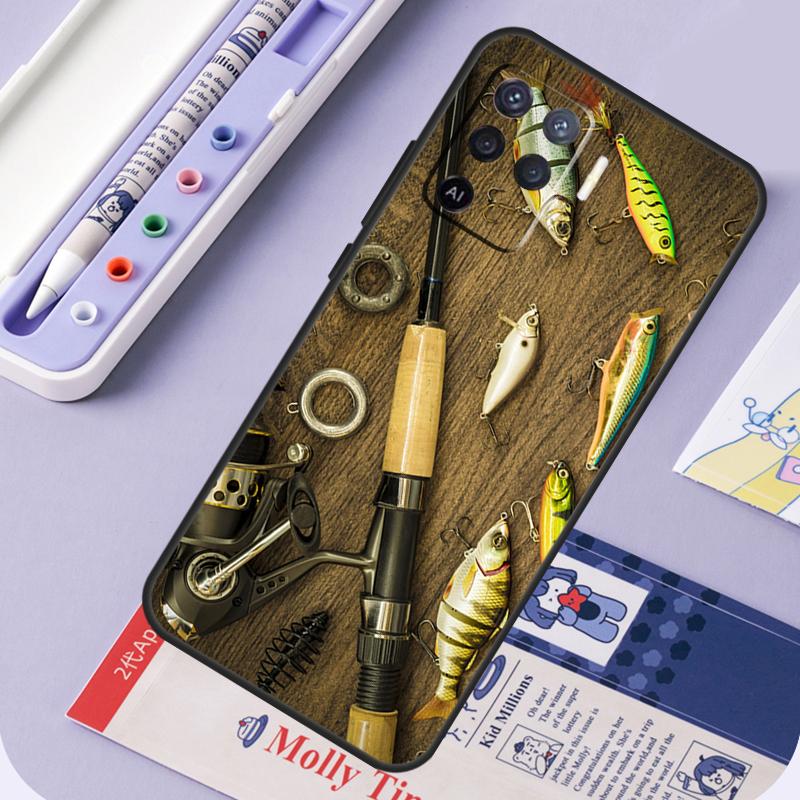 Fishing Rod Tool For Oppo A17 A18 A94 A74 A54 A15 A38 A58 A78 A98 A40 A60 A80 A16 A76 A96 A57 A77 A5 Pro Case