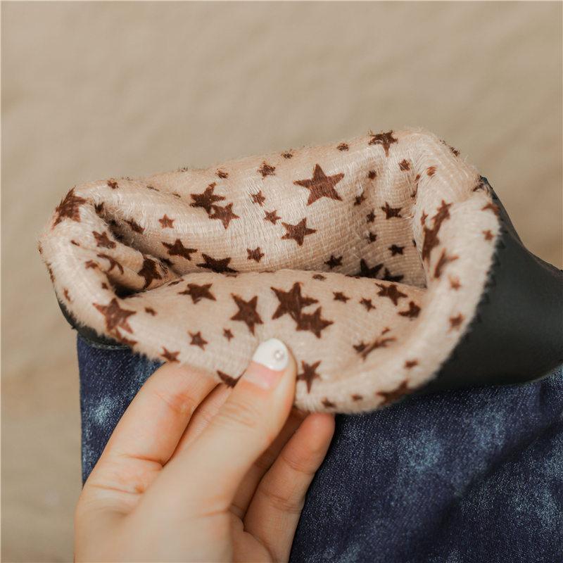 Women's High-heeled Medium Boots Autumn and Winter New European and American Style Pointed-toed Thin-heeled Large-size Cowboy Pipe Boots