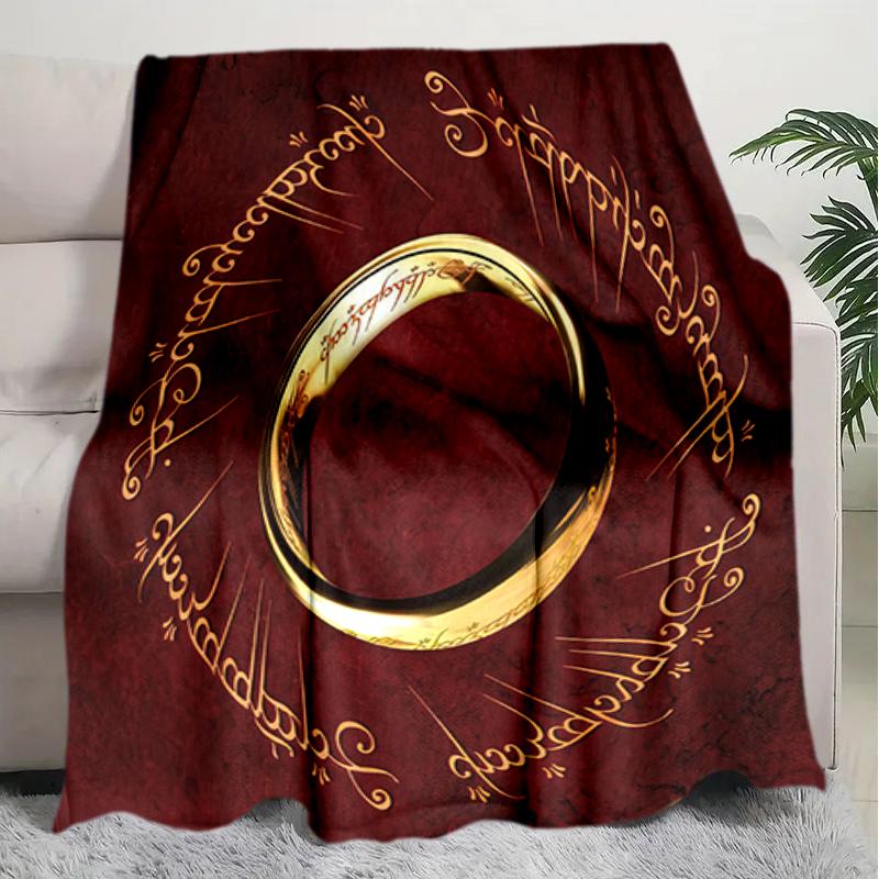 1PC The Lord of the Rings Blanket, All-season Lightweight Home Office Outdoor Nap Multifunctional Blanket, Christmas Gifts