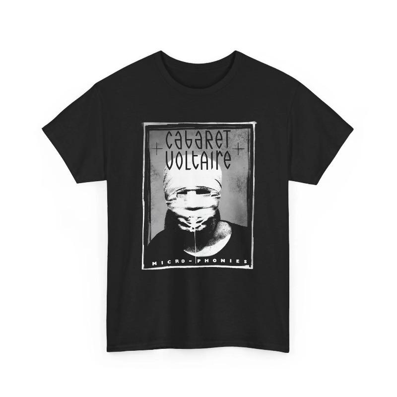 Cabaret Voltaire TShirt Industrial MusicSummer Unisexs and Womens Loose and Breathable Cotton Tshirt Top S