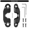 High Strength Aluminum Heavy Duty Sunvisors Fastening Clips Sunshade Fixing Kit Suitable for 018 Ensuring Secure Fit