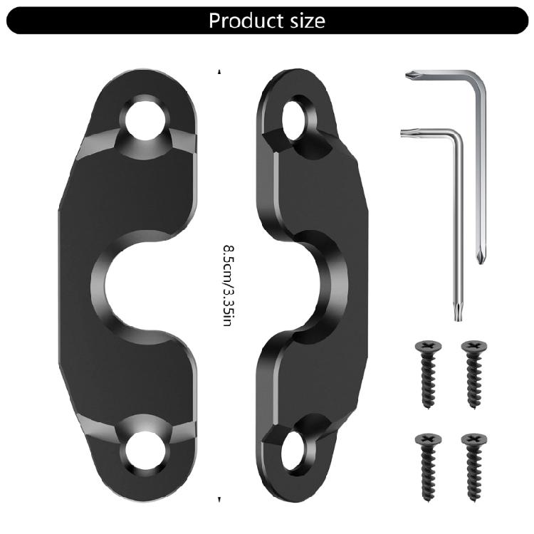 High Strength Aluminum Heavy Duty Sunvisors Fastening Clips Sunshade Fixing Kit Suitable for 018 Ensuring Secure Fit