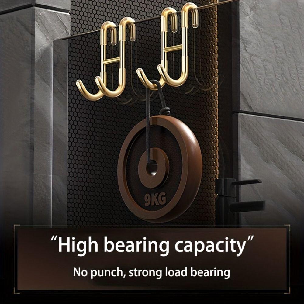 Stainless Steel Bathroom Hooks Multifunctional Bathrobe Hanger Durable Shower Towel Rack  Kitchen