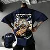 Anime Demon Slayer Hashibira Inosuke T Shirt Summer Cotton Unisexs Women Streetwear Casual Trendy Short Sleeve Oversize Top