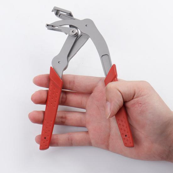 Щипці для зняття пластикових панелей автомобіля, пружинні, з нержавіючої сталі, з нековзкою ручкою, багатофункціональний інструмент для зняття кріплень салону та кузова автомобіля