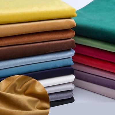 Thickened Velvet Fabrics By the Meter With Design Glitter Velvet Fabric Per Meter Soft Black Blue White Green