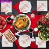 20pcs Disposable Napkins with Little Flower Pattern Print for Wedding,Parties,and Daily Use for Thanksgiving Fall Christmas Table Decoration