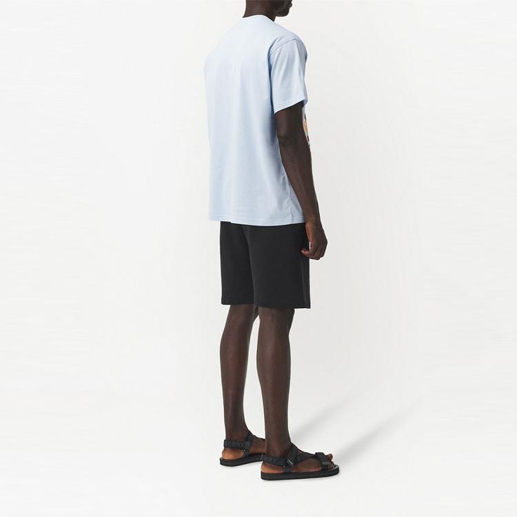 Burberry T Shirt Unisex Light Blue 80374681