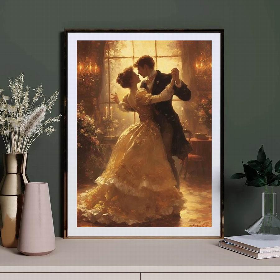 Diamond Painting New Collection 2024 Romantic Couple Dance Partners Diy Full Square Round Drill Rhinestone Embroidery Mosaic Cross Stitch Kits