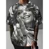 Essential for Trendy Men! Stand Out with This Graphic Catwoman Print T-shirt, Your Key To Eye-catching Street Style