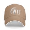 WTF Wheres The Fish Funny Fishing Sandwich Baseball Cap Retro FisherUnisex Unisex Style Adjustable Headwear Sports Workouts Hat