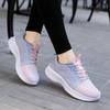 Women's Breathable Flyknit Low-Top Running Shoes - Non-Slip, Lightweight, Casual All-Season Sports Footwear