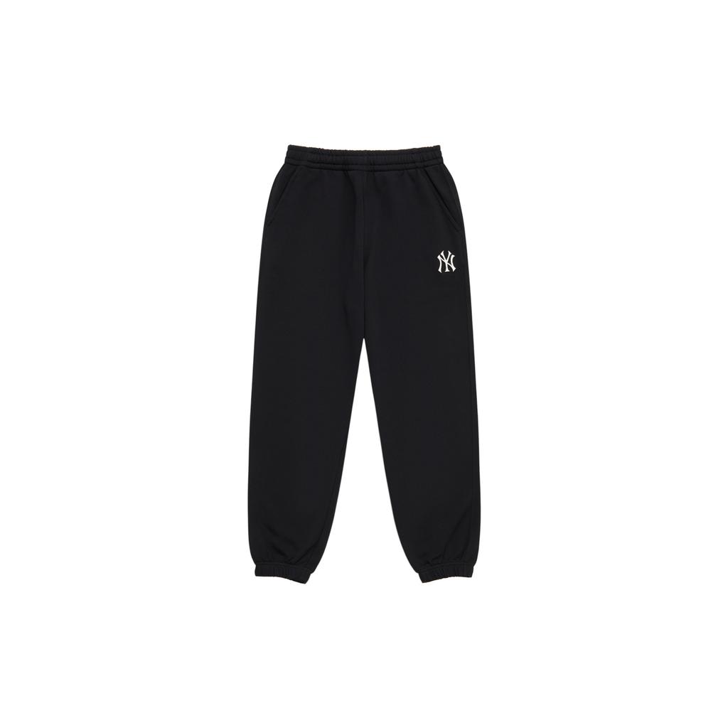 New MLB New York Yankees Basic Collection 24FW Knitted Sports Pants Unisex Black 3APTB0244-50BKS